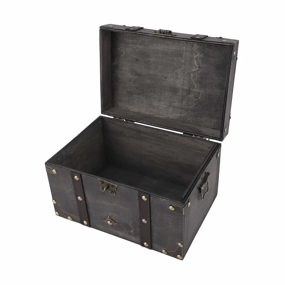 Grey Wooden Storage Box Large Exquisite Wooden Jewelry Box Lockable Lid Red Decorative Treasure Chest Home Bedroom Decor
Grey Wooden Storage Box Large Exquisite Wooden Jewelry Box Lockable Lid Red Decorative Treasure Chest Home Bedroom Decor