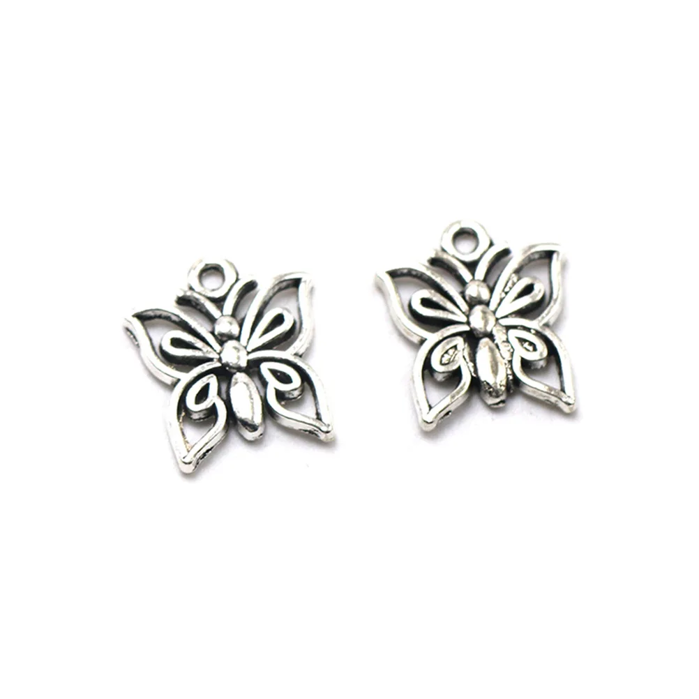 100pcs Alloy Butterfly Pendant Charms for DIY Necklace Bracelet Earrings Silver Jewelry Making Supplies
100pcs Alloy Butterfly Pendant Charms for DIY Necklace Bracelet Earrings Silver Jewelry Making Supplies