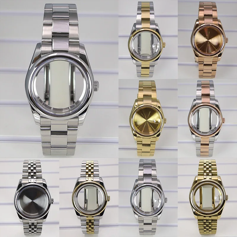 36mm/39mm Watch Case Sapphire Glass For NH35 NH36 NH38 Miyota 8215 Movement Luxury Cases Parts 28.5mm Dial Oyster/Jubilee Strap
36mm/39mm Watch Case Sapphire Glass For NH35 NH36 NH38 Miyota 8215 Movement Luxury Cases Parts 28.5mm Dial Oyster/Jubilee Strap