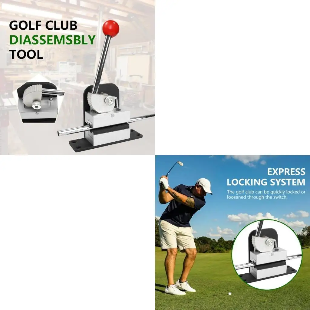 Quick Shaft Clamp Golf Club Regrip Vise Tool Heavy Duty Golf Club Grip Vise Clamp Golf Grip Removal Tool Easy to Use
Quick Shaft Clamp Golf Club Regrip Vise Tool Heavy Duty Golf Club Grip Vise Clamp Golf Grip Removal Tool Easy to Use