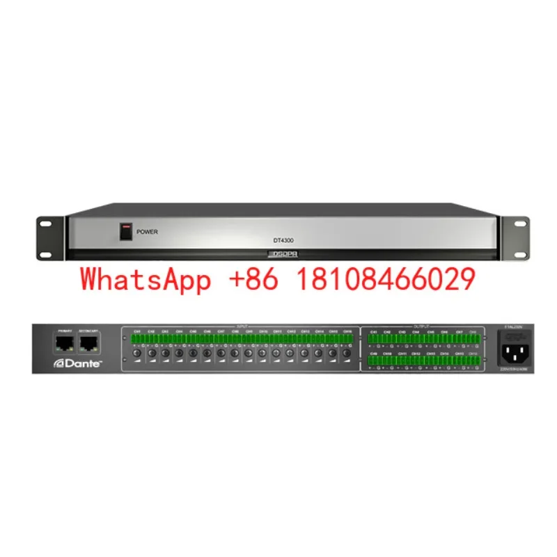 16X16 USB Audio Interface 16 in 16 Out Dante Digital Audio Processor
16X16 USB Audio Interface 16 in 16 Out Dante Digital Audio Processor