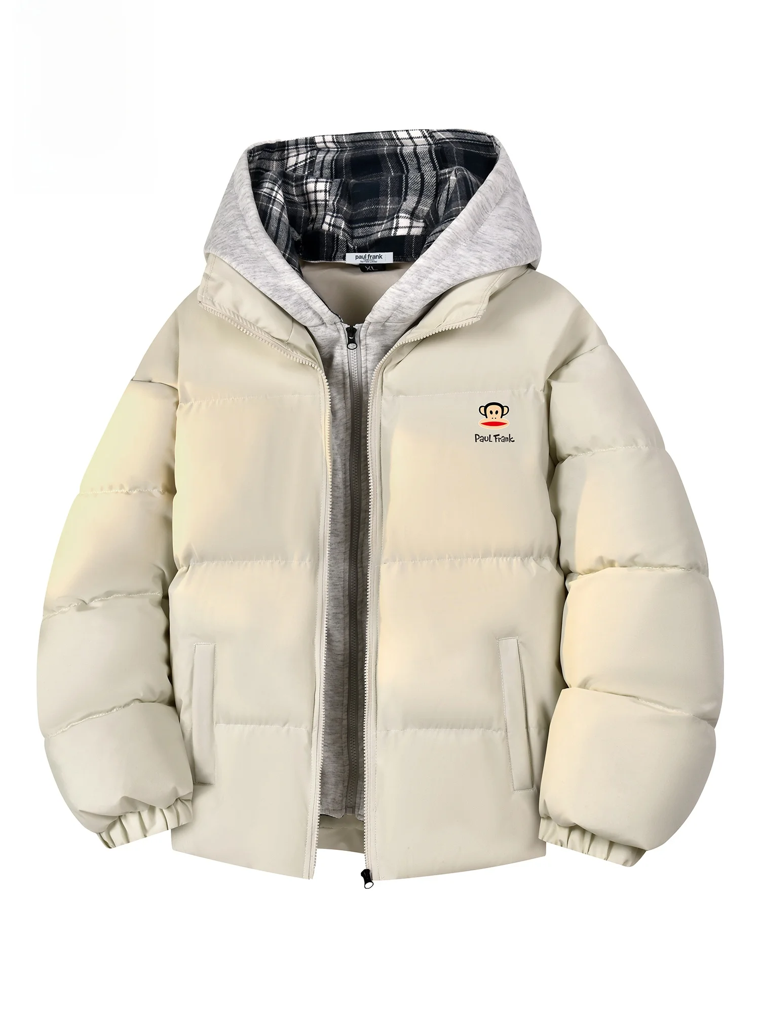 Утепленная хлопковая куртка Paul Frank с капюшоном для мужчин, зимняя теплая верхняя одежда, молодежное модное повседневное пальто в клетку для пар
Утепленная хлопковая куртка Paul Frank с капюшоном для мужчин, зимняя теплая верхняя одежда, молодежное модное повседневное пальто в клетку для пар