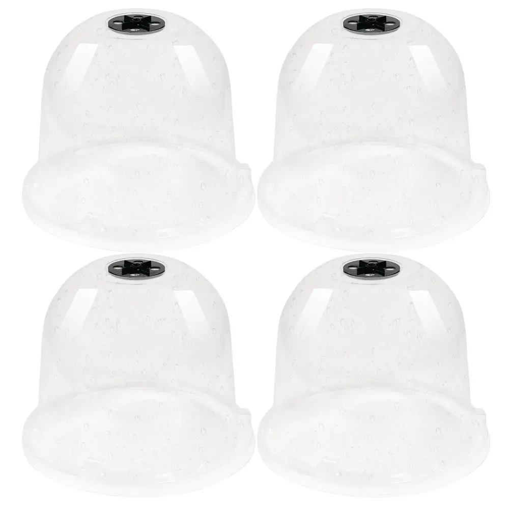 4 Pcs Seedling Insulation Cover Plant Humidity Dome Mini Garden Cloche Bell Cloches for Plants Large Constant Temperature
4 Pcs Seedling Insulation Cover Plant Humidity Dome Mini Garden Cloche Bell Cloches for Plants Large Constant Temperature