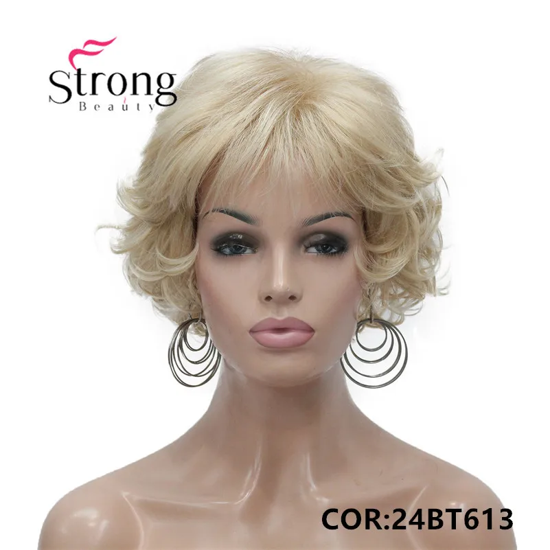 StrongBeauty Синтетический парик Короткие вьющиеся волосы Светлые/каштановые парики Женские
StrongBeauty Синтетический парик Короткие вьющиеся волосы Светлые/каштановые парики Женские