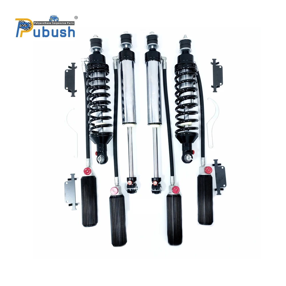 High Performance Nitrogen Gas Charged Adjustable Shock Absorber Suspension Lift Kit For LandCruiser 100 Front Coilover
High Performance Nitrogen Gas Charged Adjustable Shock Absorber Suspension Lift Kit For LandCruiser 100 Front Coilover