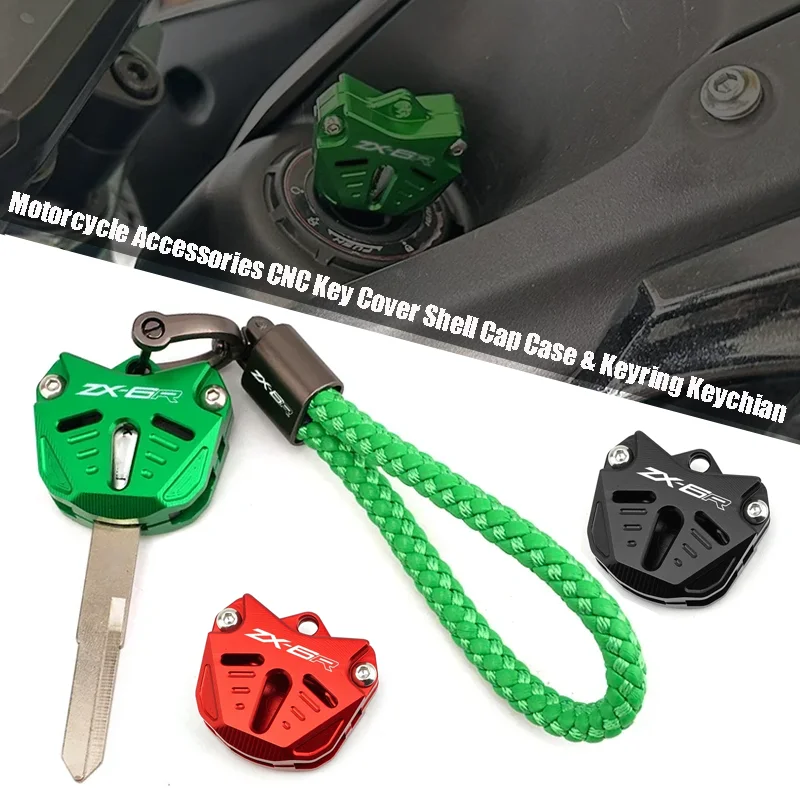 Motorcycle Accessories CNC Key Cover Shell Cap Case & Keyring Keychian For KAWASAKI Ninja 650 400 ZX6R ZX-6R ZX 6R ZX4R ZX4RR
Motorcycle Accessories CNC Key Cover Shell Cap Case & Keyring Keychian For KAWASAKI Ninja 650 400 ZX6R ZX-6R ZX 6R ZX4R ZX4RR