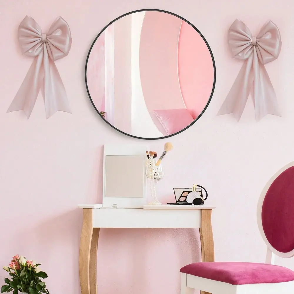 Black Round Bathroom Mirror, 20 Inch Metal Frame Circle Vanity Mirror Wall Mounted For Bathroom,Bedroom, Living Room, Entryway
Black Round Bathroom Mirror, 20 Inch Metal Frame Circle Vanity Mirror Wall Mounted For Bathroom,Bedroom, Living Room, Entryway