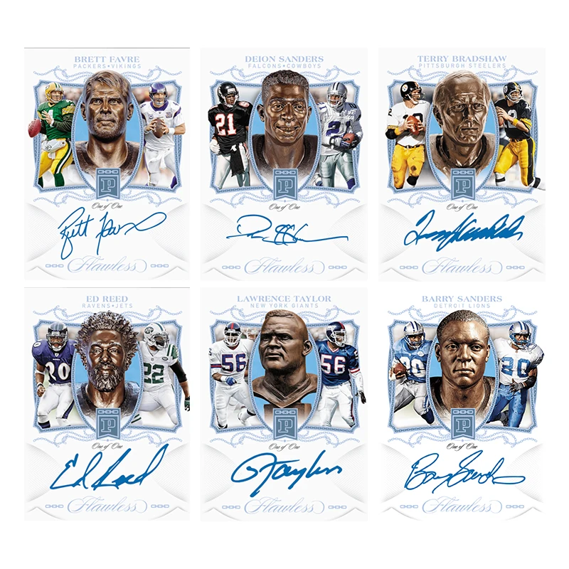 Homemade Diy Panini Nfl Rugby Star Brett Favre Deion Sanders Treey Bradshaw Lawrence Taylor Collection Card Toys Gift
Homemade Diy Panini Nfl Rugby Star Brett Favre Deion Sanders Treey Bradshaw Lawrence Taylor Collection Card Toys Gift