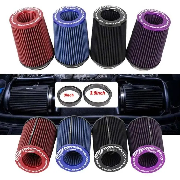 Air Intake Filter 76mm 89mm 100mm Universal High Flow JDM Air Filter Sport Power Racing For Cold Air Intake
Air Intake Filter 76mm 89mm 100mm Universal High Flow JDM Air Filter Sport Power Racing For Cold Air Intake