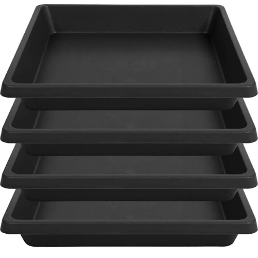 4 Pack Square Plant Saucer 18 Inch, Extra-Deep Large Saucers for Potted Plants, Plastic Plant Trays for Indoors No Holes, Plant
4 Pack Square Plant Saucer 18 Inch, Extra-Deep Large Saucers for Potted Plants, Plastic Plant Trays for Indoors No Holes, Plant