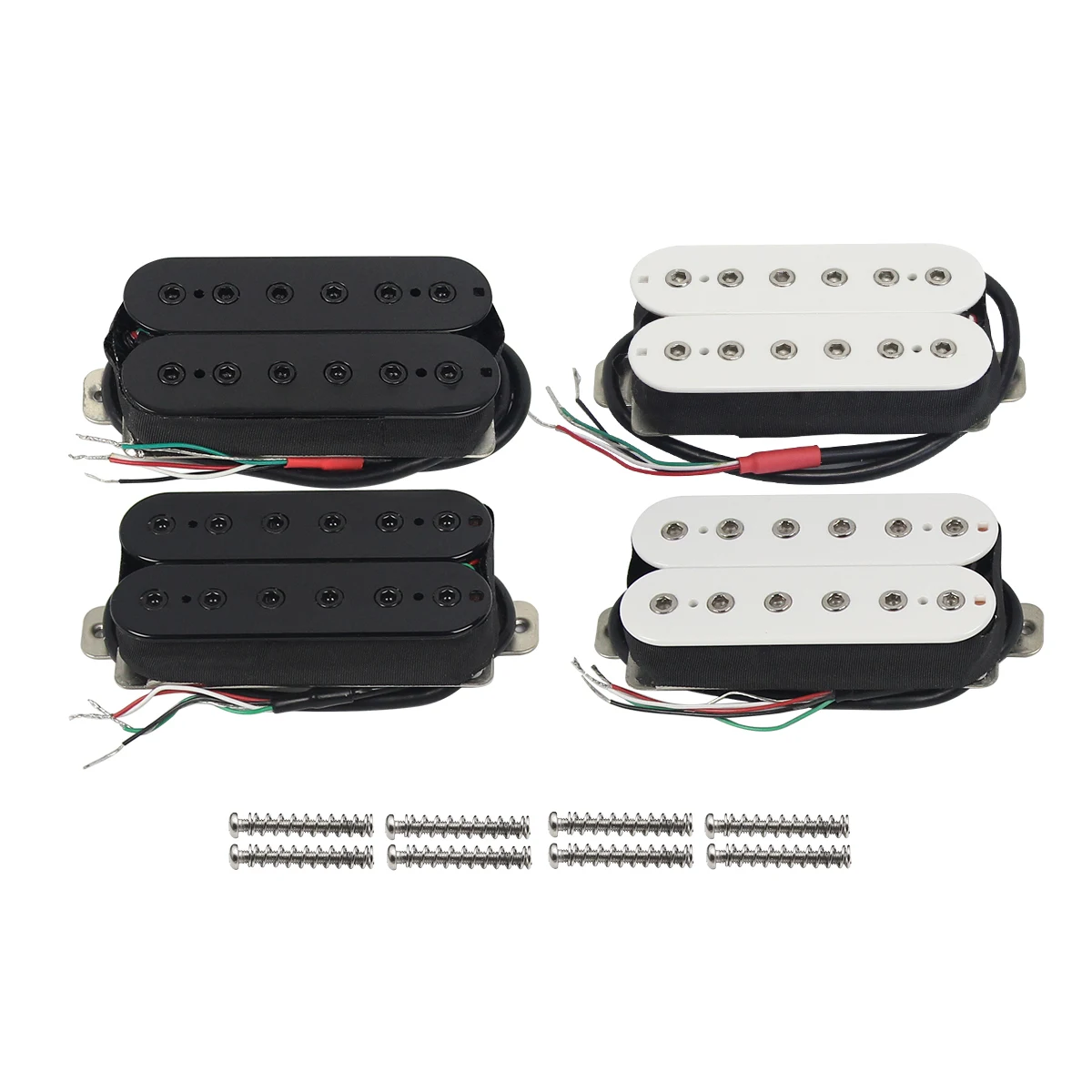 FLEOR 2 шт. Alnico 5 Humbucker Пикап двойная катушка электрогитара шейный мост Пикап Набор-регулируемый полюс штук
FLEOR 2 шт. Alnico 5 Humbucker Пикап двойная катушка электрогитара шейный мост Пикап Набор-регулируемый полюс штук