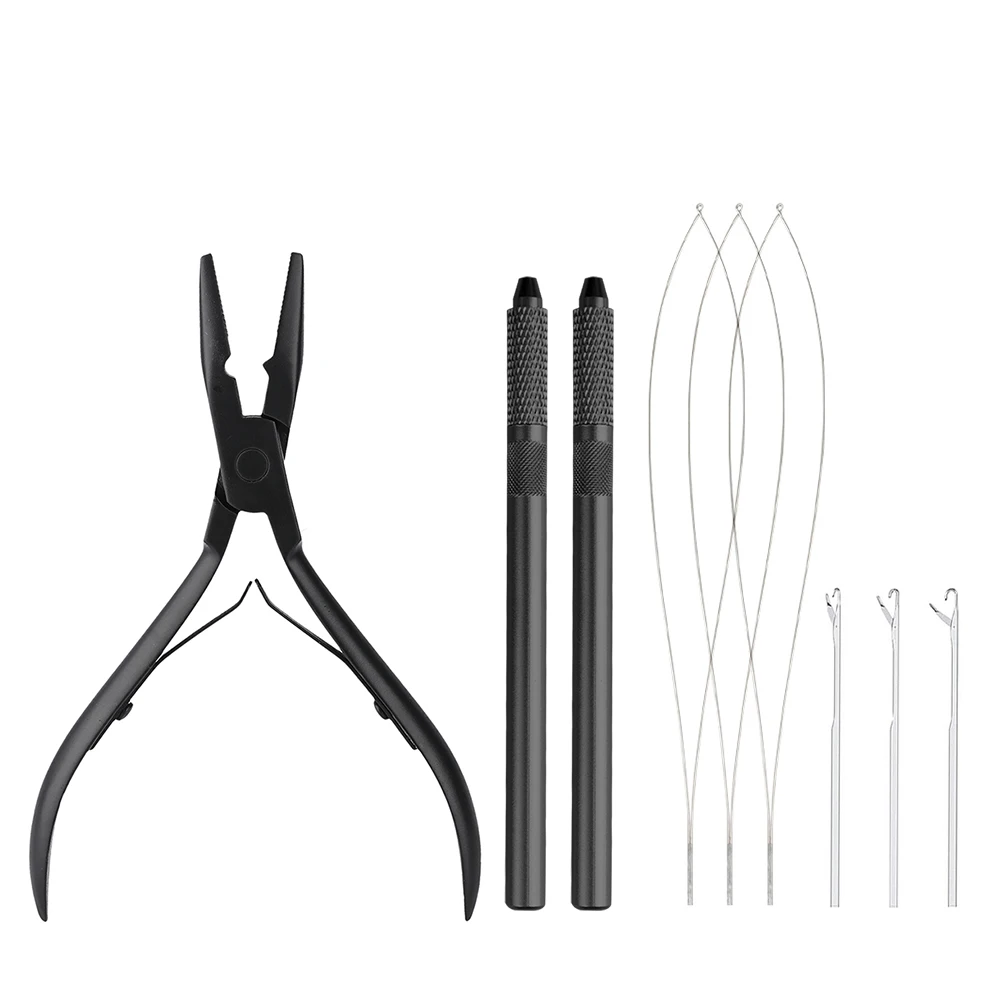 ARLANY Hair Extension Pliers Kit for Micro Beads Microlink Pliers for Weft Extensions Hair Threader Pulling Needle Micro Beads
ARLANY Hair Extension Pliers Kit for Micro Beads Microlink Pliers for Weft Extensions Hair Threader Pulling Needle Micro Beads