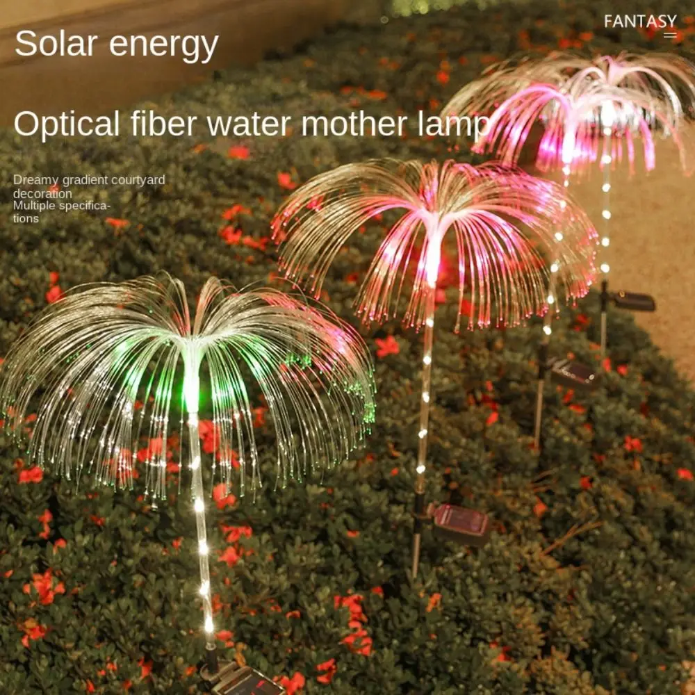 Flowers Solar Fiber Jellyfish Lamp Waterproof Floodlight Jellyfish Lights 7 Colors Colorful Firework Flowers Light Courtyard 
Flowers Solar Fiber Jellyfish Lamp Waterproof Floodlight Jellyfish Lights 7 Colors Colorful Firework Flowers Light Courtyard