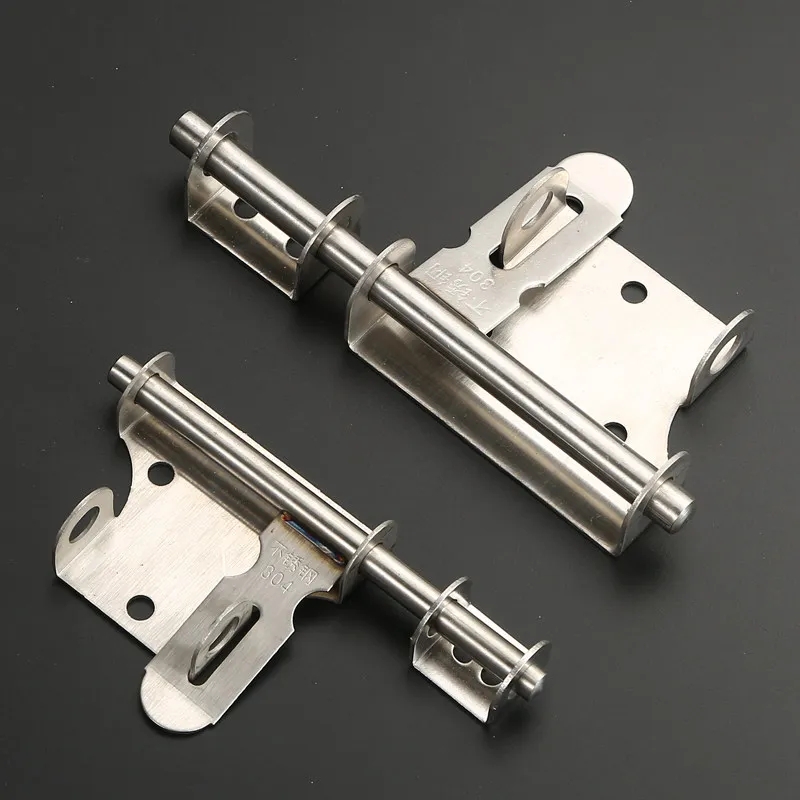 1PCS Stainless Steel Door Bolt Visible Pin Padlockable Pin Lock Plate 1.5 Inch Small Door Bolt Padlockable Hardware Accessories
1PCS Stainless Steel Door Bolt Visible Pin Padlockable Pin Lock Plate 1.5 Inch Small Door Bolt Padlockable Hardware Accessories