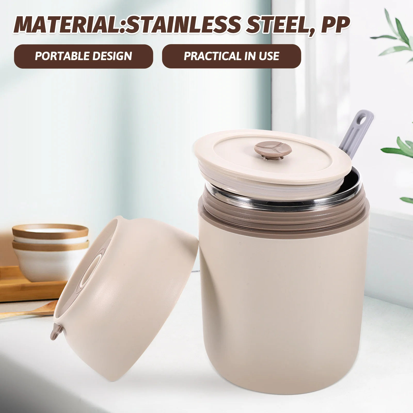 Stainless Steel Smoldering Cup Food Grade Insulated Wide Mouth Portable Lunch Container Camping Breakfast Keeper Hot Water
Stainless Steel Smoldering Cup Food Grade Insulated Wide Mouth Portable Lunch Container Camping Breakfast Keeper Hot Water