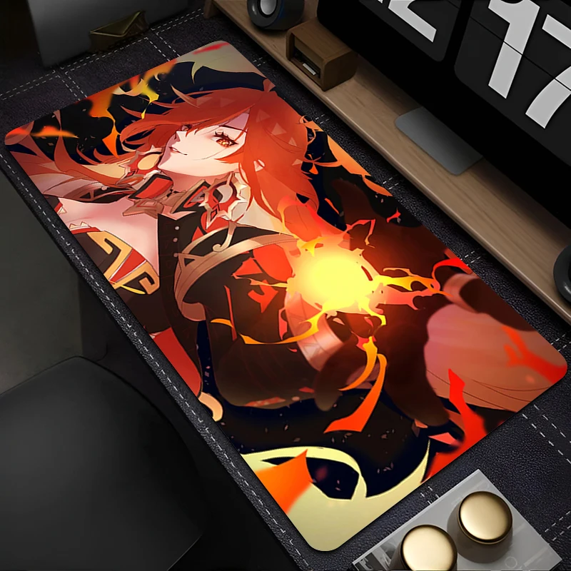Mousepad Anime Mouse Pad Gaming Accessories Office Keyboard Pad Large Desk Mat PC Rubber G-genshin Impact Mavuika Extended Pad
Mousepad Anime Mouse Pad Gaming Accessories Office Keyboard Pad Large Desk Mat PC Rubber G-genshin Impact Mavuika Extended Pad