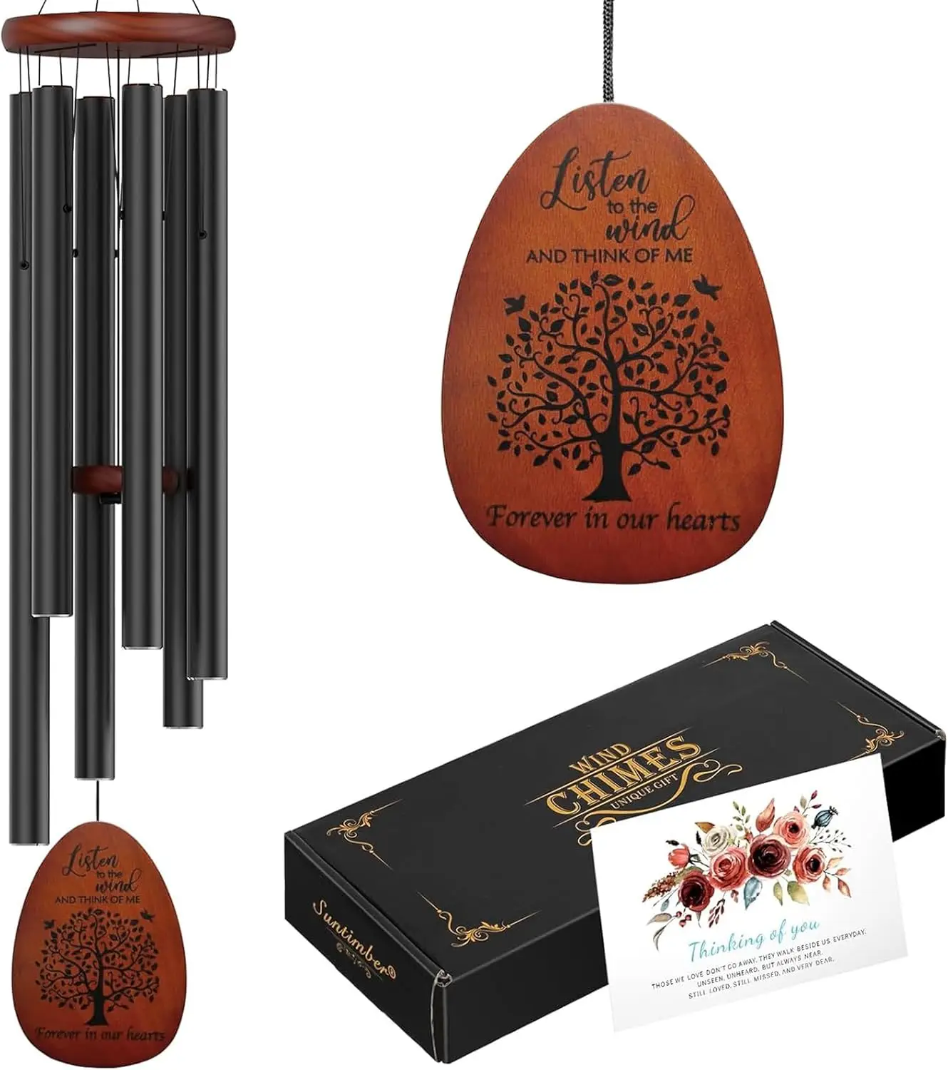 Memorial Wind Chimes for Loved Ones, Sympathy Gifts for Bereavement and Condolence, Outdoor Memorial Decor
Memorial Wind Chimes for Loved Ones, Sympathy Gifts for Bereavement and Condolence, Outdoor Memorial Decor