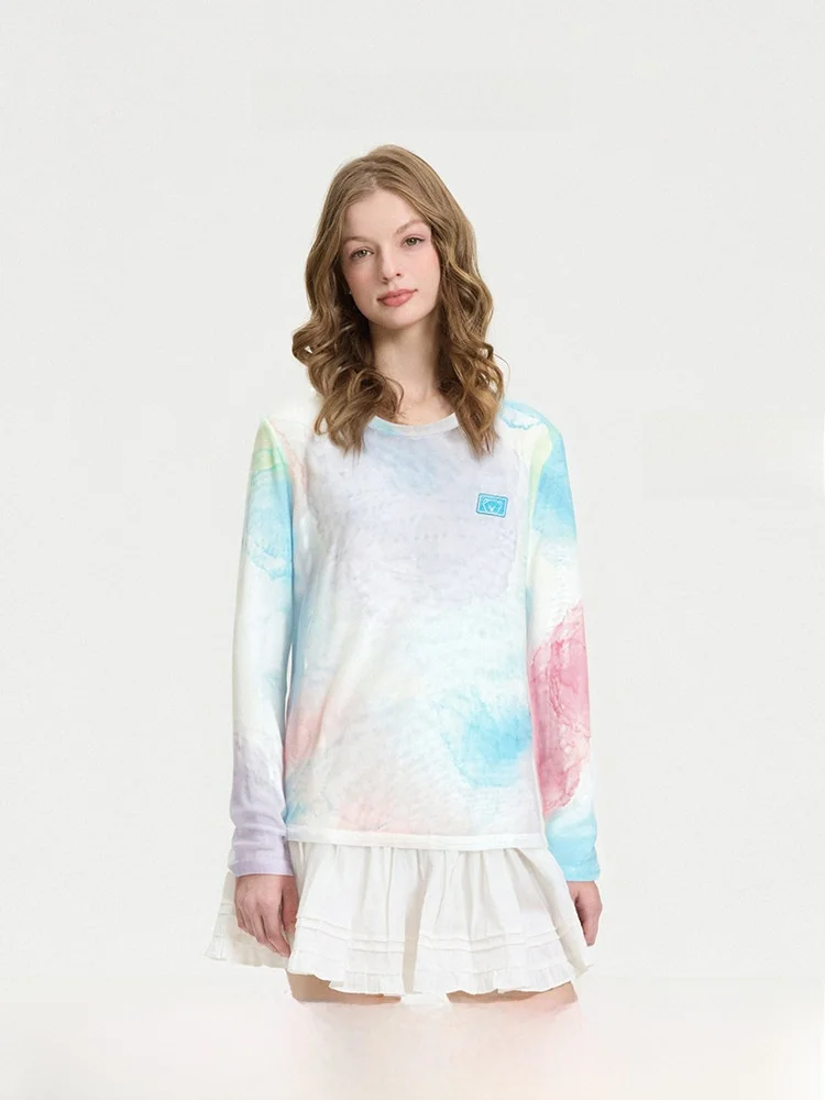 Noisy Teddy25 Новая летняя модная женская футболка с длинным рукавом, свободного кроя, с круглым вырезом, универсальная, из полиэстера
Noisy Teddy25 Новая летняя модная женская футболка с длинным рукавом, свободного кроя, с круглым вырезом, универсальная, из полиэстера