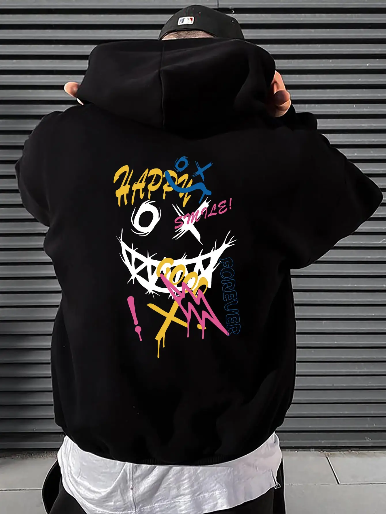 Happy Word Funny Personality Colorful Pattern Hoody Men Pocket Comics Pullover Autumn New Streetwear Fashion Hip Hop Clothing
Happy Word Funny Personality Colorful Pattern Hoody Men Pocket Comics Pullover Autumn New Streetwear Fashion Hip Hop Clothing