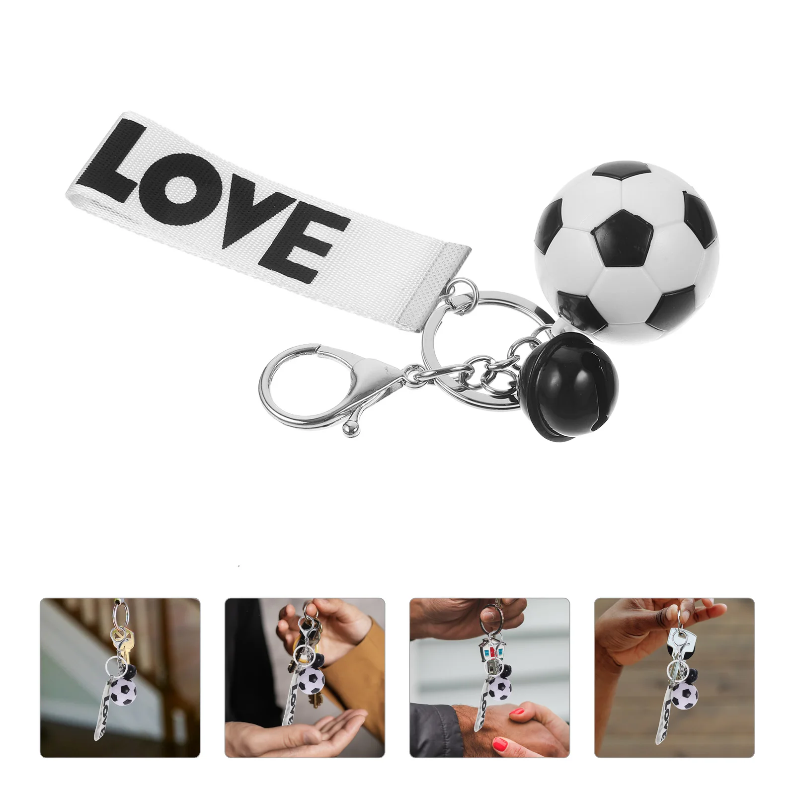 5 Pcs Football Keychain Ring Soccer Chains Accessories Fan Keychains Sport Man Charm Men
5 Pcs Football Keychain Ring Soccer Chains Accessories Fan Keychains Sport Man Charm Men