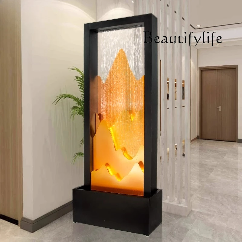 Living room water curtain wall ornament circulating water large flowing water floor fountain office landscape decoration
Living room water curtain wall ornament circulating water large flowing water floor fountain office landscape decoration