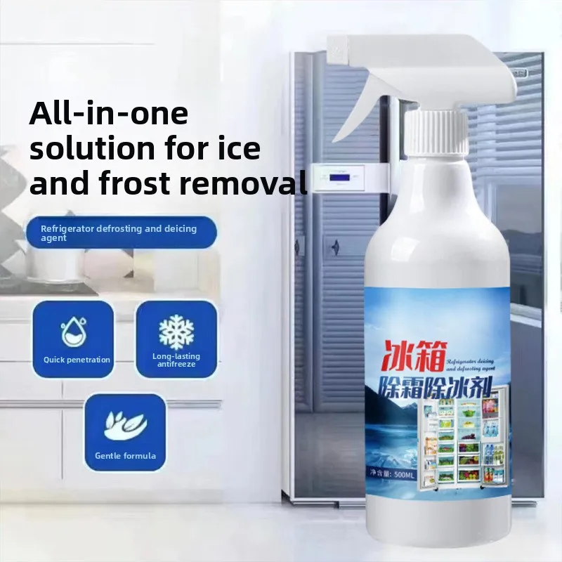 Refrigerator and freezer defrosting agent, snow melting defrosting agent, anti icing and anti frost cleaning agent, mold remover
Refrigerator and freezer defrosting agent, snow melting defrosting agent, anti icing and anti frost cleaning agent, mold remover