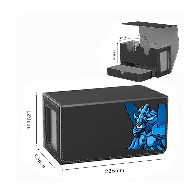 Чехол для карт Yugioh Red-Eyes Black Dragon Blue-Eyes White Dragon Tormentor Кожаные фигурки Аниме Коллекция игр Коробка для хранения Подарок
Чехол для карт Yugioh Red-Eyes Black Dragon Blue-Eyes White Dragon Tormentor Кожаные фигурки Аниме Коллекция игр Коробка для хранения Подарок