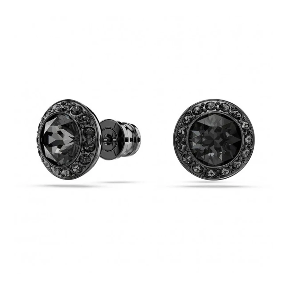 Black-Tone Oval Crystal Halo Stud Earrings - Edgy Luxe Jewelry
Black-Tone Oval Crystal Halo Stud Earrings - Edgy Luxe Jewelry