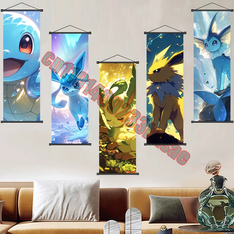 Classic Anime Pokemon Eevee, Squirtle, Gardenvoir Premium Art Scroll Drawings Suitable for Living Room Bedroom Wall Decor Gift
Classic Anime Pokemon Eevee, Squirtle, Gardenvoir Premium Art Scroll Drawings Suitable for Living Room Bedroom Wall Decor Gift
