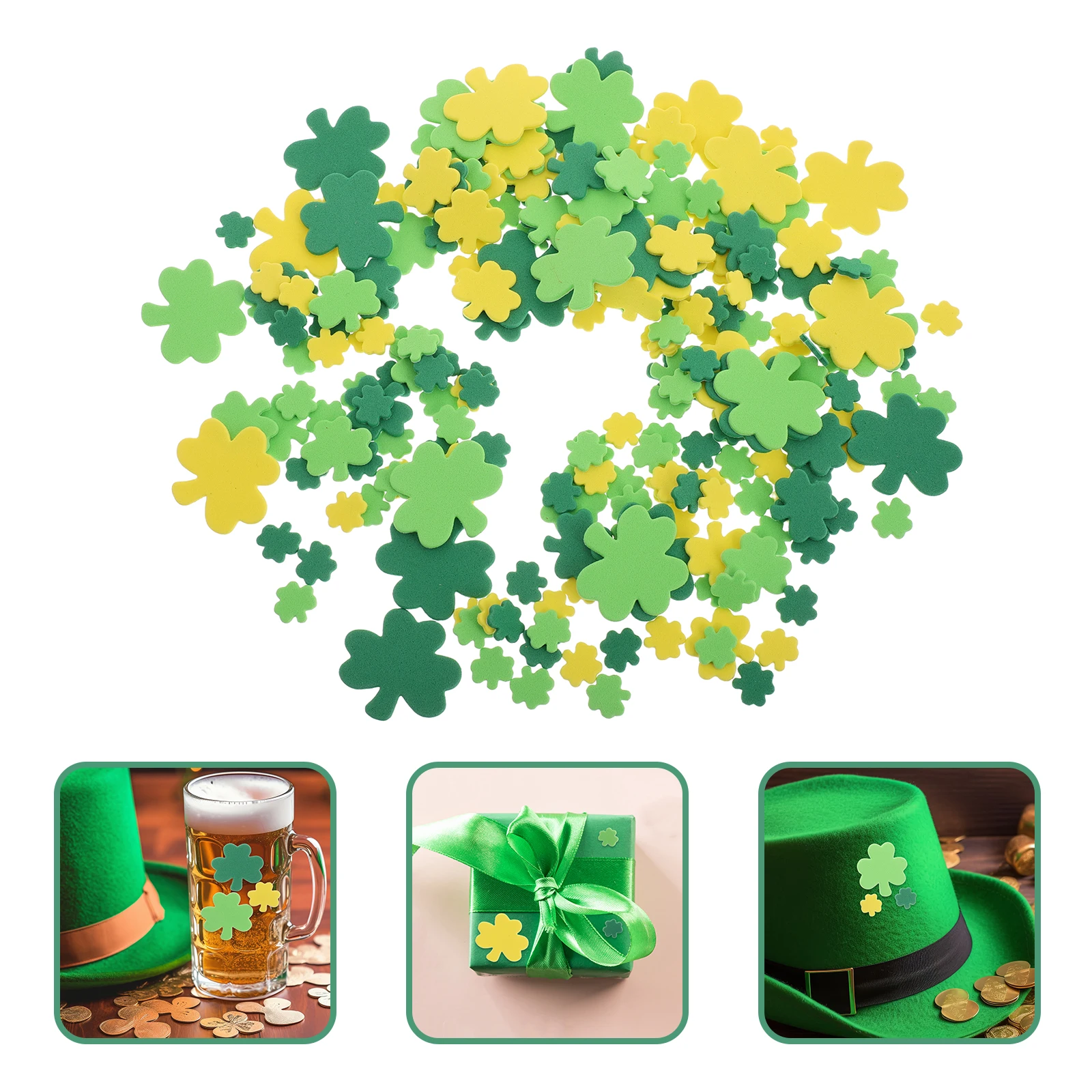 240 Pcs Stickers Craft Making Chic Shamrock Eva Diy Supplies Decorative Self-adhesive
240 Pcs Stickers Craft Making Chic Shamrock Eva Diy Supplies Decorative Self-adhesive