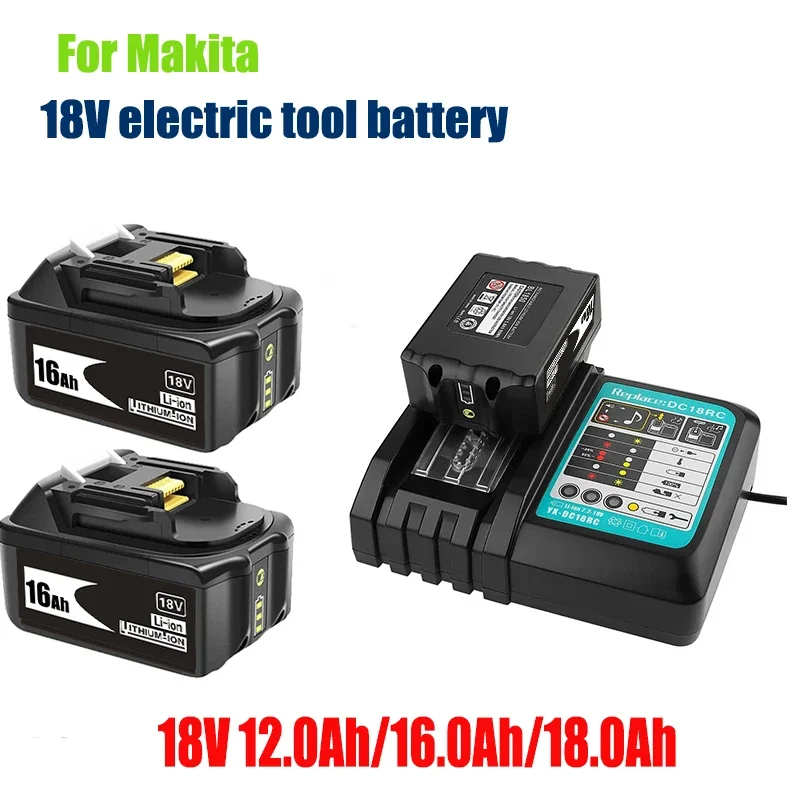 Аккумуляторная батарея BL1860, 18 в, 12000 мАч, литий-ионная батарея для Makita BL1840, BL1850, BL1830, BL1860B, LXT400
Аккумуляторная батарея BL1860, 18 в, 12000 мАч, литий-ионная батарея для Makita BL1840, BL1850, BL1830, BL1860B, LXT400