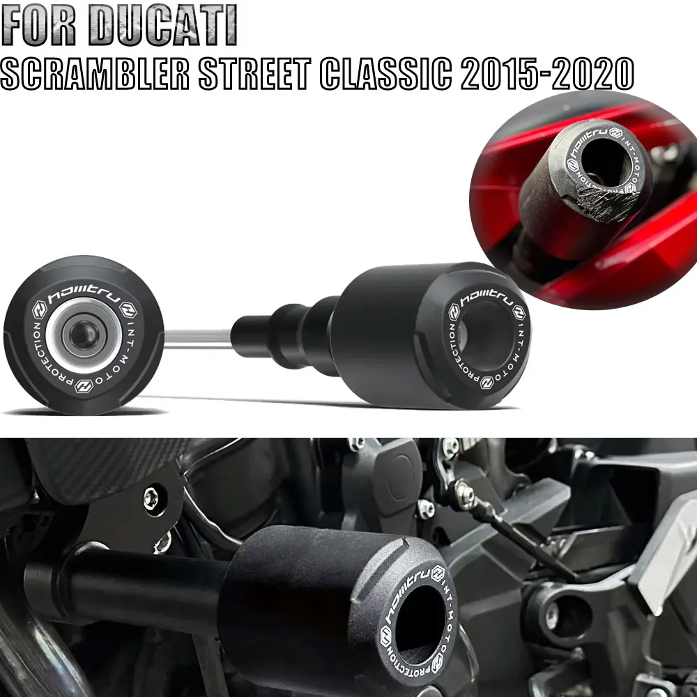 Motorcycle accessories Motorcycle Crash Bobbins Pad for Ducati Scrambler Street Classic 2015-2020
Motorcycle accessories Motorcycle Crash Bobbins Pad for Ducati Scrambler Street Classic 2015-2020