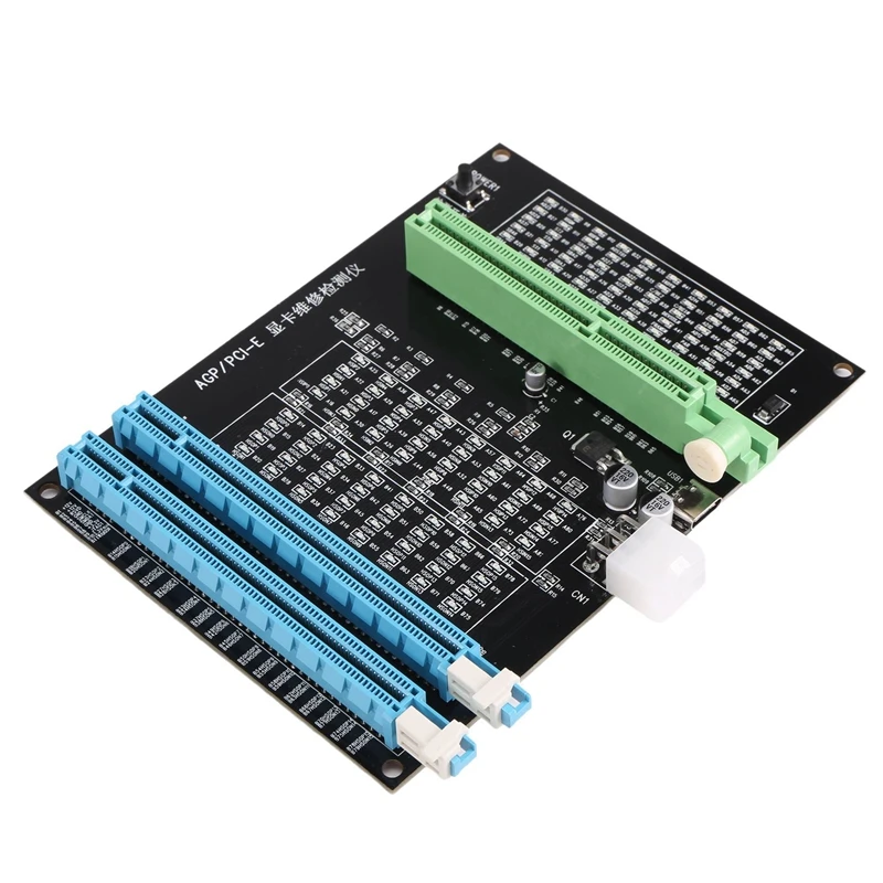 AGP PCI-E X16 Dual-Purpose Socket Tester Display Image Video Card Checker Tester Graphics Card Diagnostic
AGP PCI-E X16 Dual-Purpose Socket Tester Display Image Video Card Checker Tester Graphics Card Diagnostic