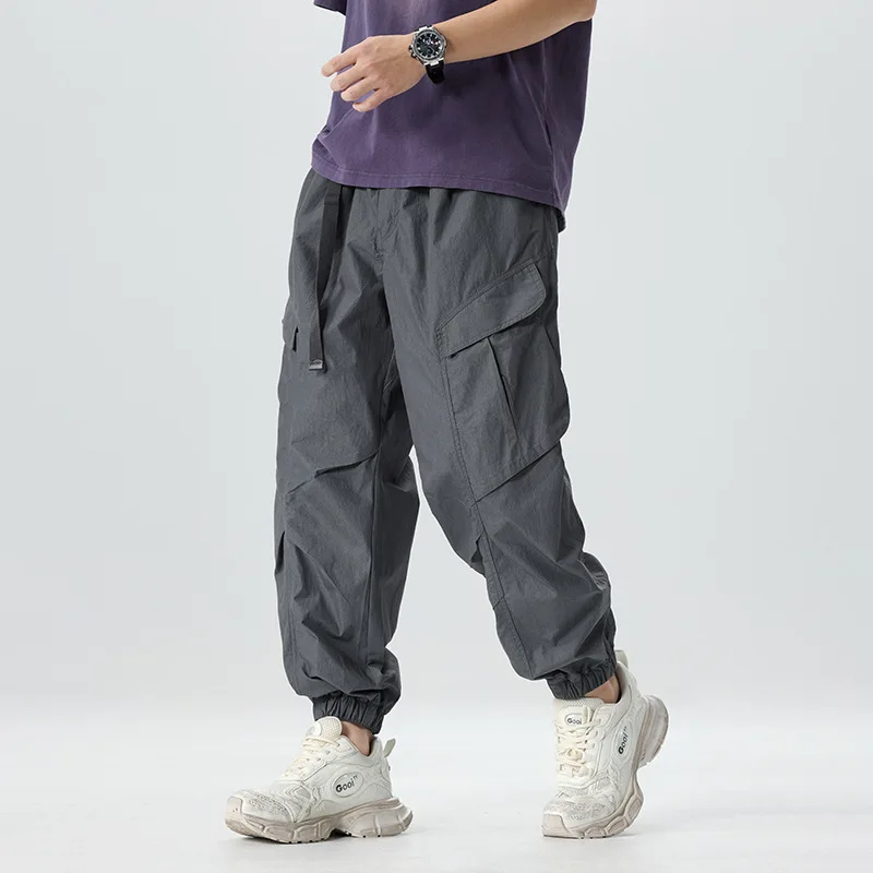 Summer Micro Elastic Soft Fabric Outdoor Track Cargo Pants Men Streetwear Fashion Loose Casual Techwear Pants Sport Trousers
Summer Micro Elastic Soft Fabric Outdoor Track Cargo Pants Men Streetwear Fashion Loose Casual Techwear Pants Sport Trousers