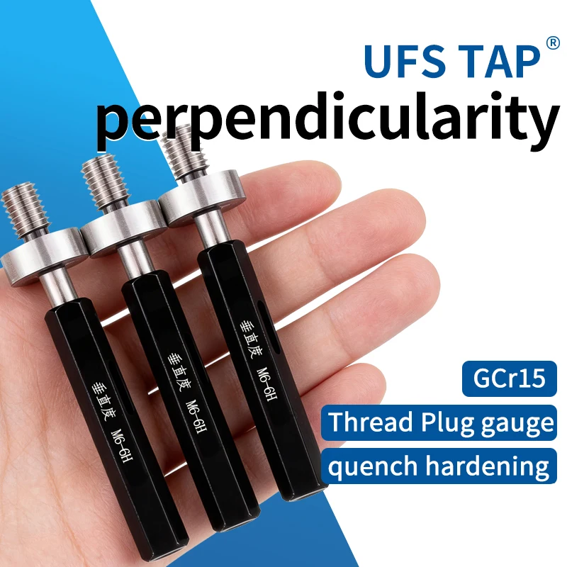 UFS TAP 1PCS perpendicularity Thread Plug Gauge M2.5M3M4 M5 M6 M8 M10 M12 M14 M16 M18 M20 M22 concentricity gauge Measure Tool
UFS TAP 1PCS perpendicularity Thread Plug Gauge M2.5M3M4 M5 M6 M8 M10 M12 M14 M16 M18 M20 M22 concentricity gauge Measure Tool