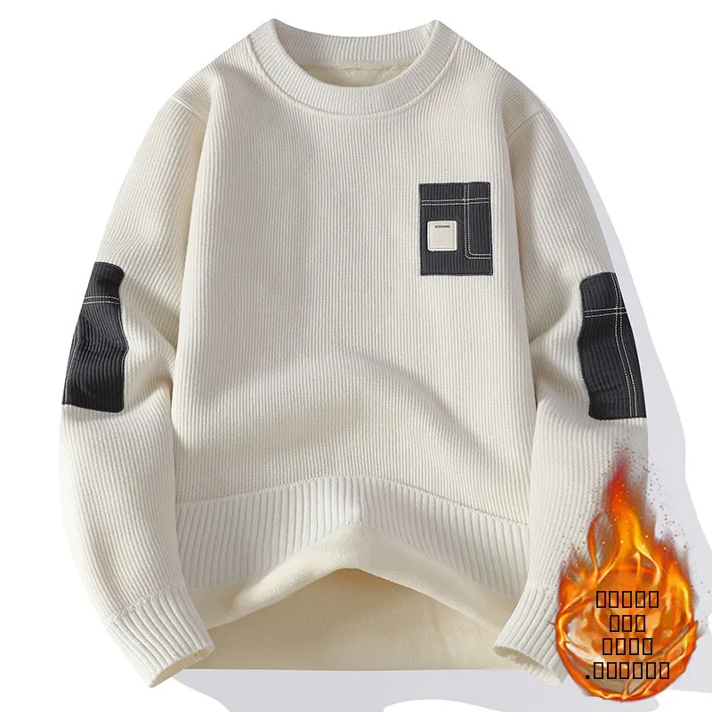 Мужской вязаный свитер Thiened Fce, круглый пуловер Ne, зимний теплый длинный све, топ ket, дизайн, повседневная одежда премиум-класса
Мужской вязаный свитер Thiened Fce, круглый пуловер Ne, зимний теплый длинный све, топ ket, дизайн, повседневная одежда премиум-класса