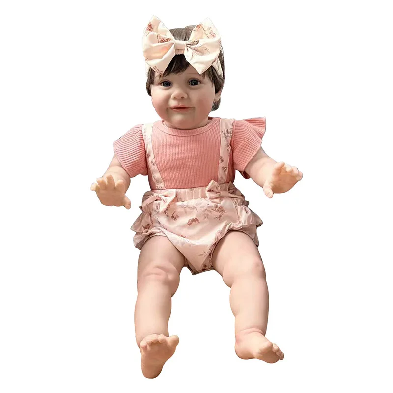 66cm Zoe with Short Rooted Hair Realistic Reborn Toddler Cuddly Baby Girl Doll Birthday Christmas Gifts
66cm Zoe with Short Rooted Hair Realistic Reborn Toddler Cuddly Baby Girl Doll Birthday Christmas Gifts