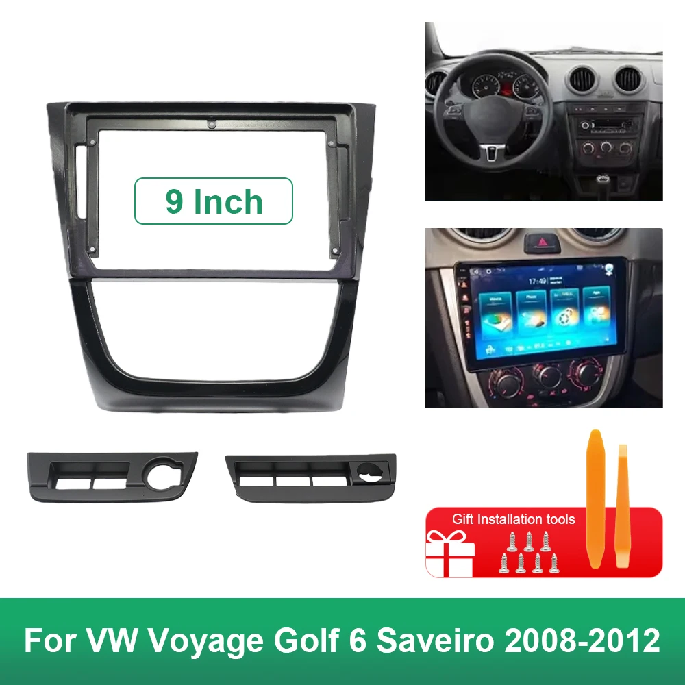 Подходит для 9-дюймовой комплект отделки автомобильной панели для VW Voyage Golf 6 Saveiro 2008-2012, аудиофитинг, приборная панель, Fascias, двойная Din, автомобильная рамка Dvd
Подходит для 9-дюймовой комплект отделки автомобильной панели для VW Voyage Golf 6 Saveiro 2008-2012, аудиофитинг, приборная панель, Fascias, двойная Din, автомобильная рамка Dvd