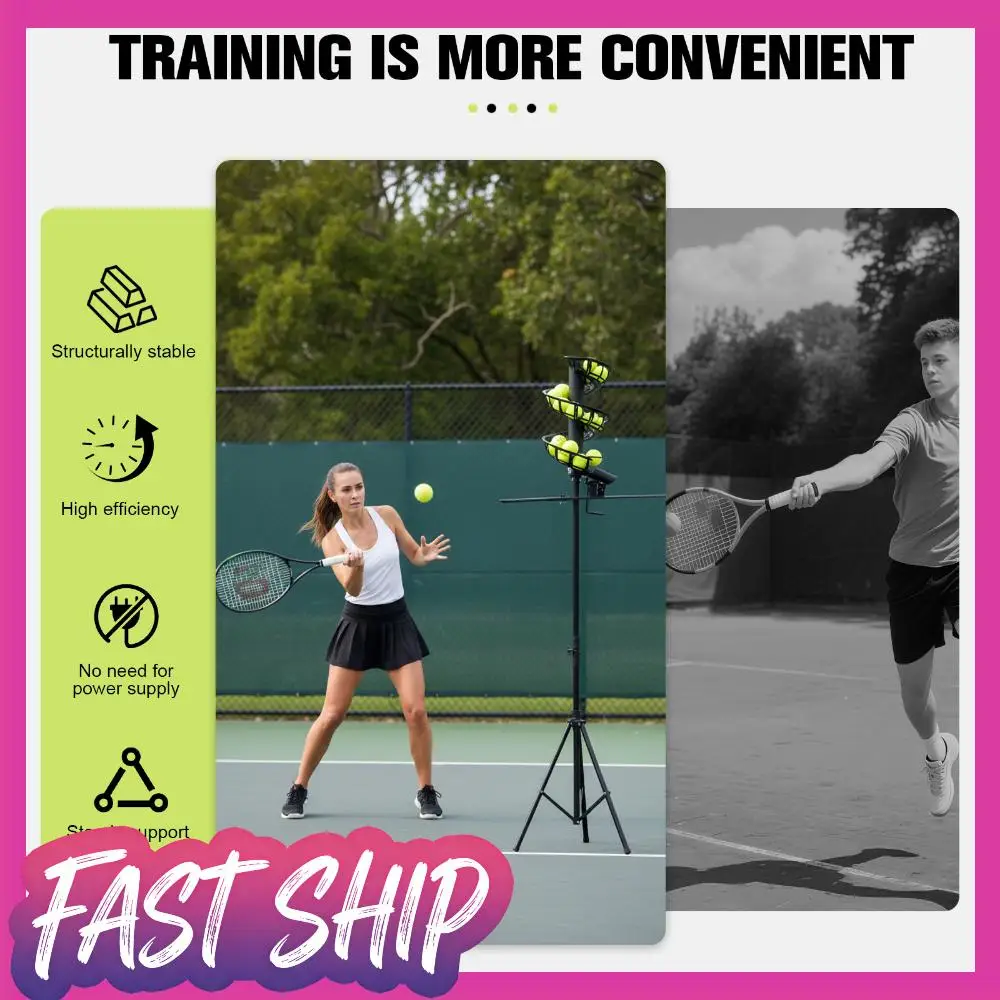 Pickleball Throwing Launcher With Extra Track Hold 33 Balls Tennis Training Device Height Adjustable Outdoor Training Equipment
Pickleball Throwing Launcher With Extra Track Hold 33 Balls Tennis Training Device Height Adjustable Outdoor Training Equipment