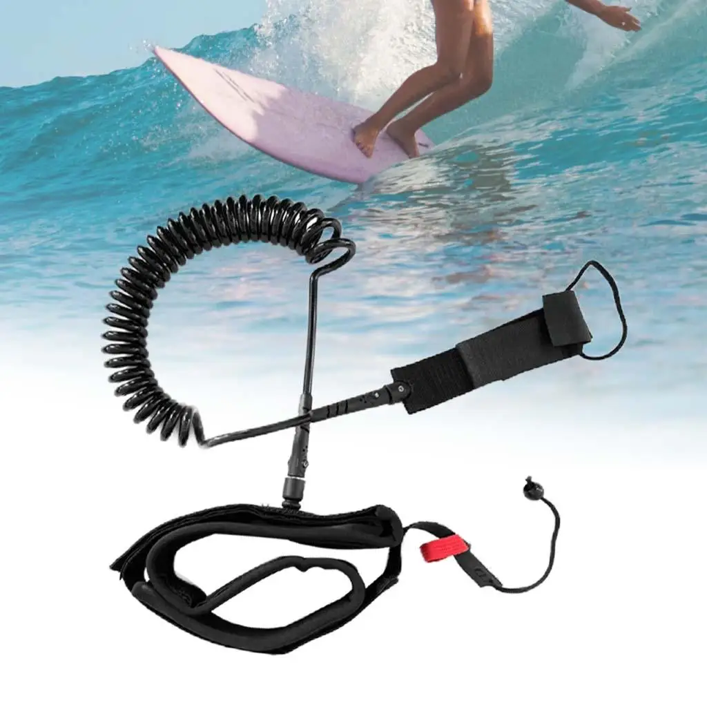 Comfortable Surfboard Waist Stretch Rope Adjustable Leash with Double Swivels Black Flexible for Surfing
Comfortable Surfboard Waist Stretch Rope Adjustable Leash with Double Swivels Black Flexible for Surfing