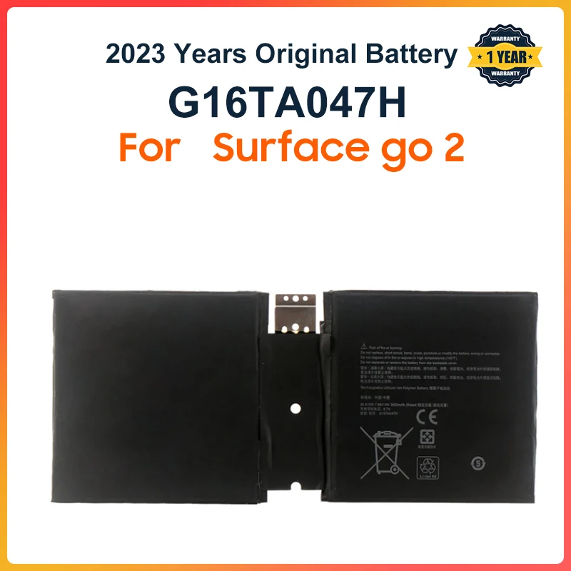 Аккумулятор для ноутбука G16TA047H DYNU01 для Microsoft Surface go 2 1901 1926 Series G16TA047H 7,66 в 3500 мАч
Аккумулятор для ноутбука G16TA047H DYNU01 для Microsoft Surface go 2 1901 1926 Series G16TA047H 7,66 в 3500 мАч