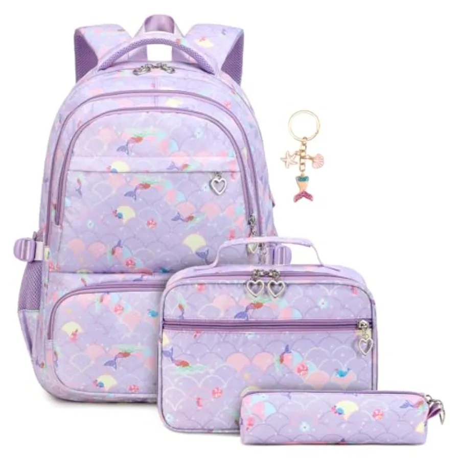 Backpack for Girls 4Pcs Mermaid Backpacks Lunch Box Pencil Case For School Backpack Lightweight for Middle School
Backpack for Girls 4Pcs Mermaid Backpacks Lunch Box Pencil Case For School Backpack Lightweight for Middle School