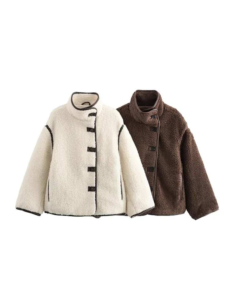 Willshela Women Fashion Solid Single Breasted Jackets Vintage High Neck Long Sleeves Female Chic Lady Outfits
Willshela Women Fashion Solid Single Breasted Jackets Vintage High Neck Long Sleeves Female Chic Lady Outfits