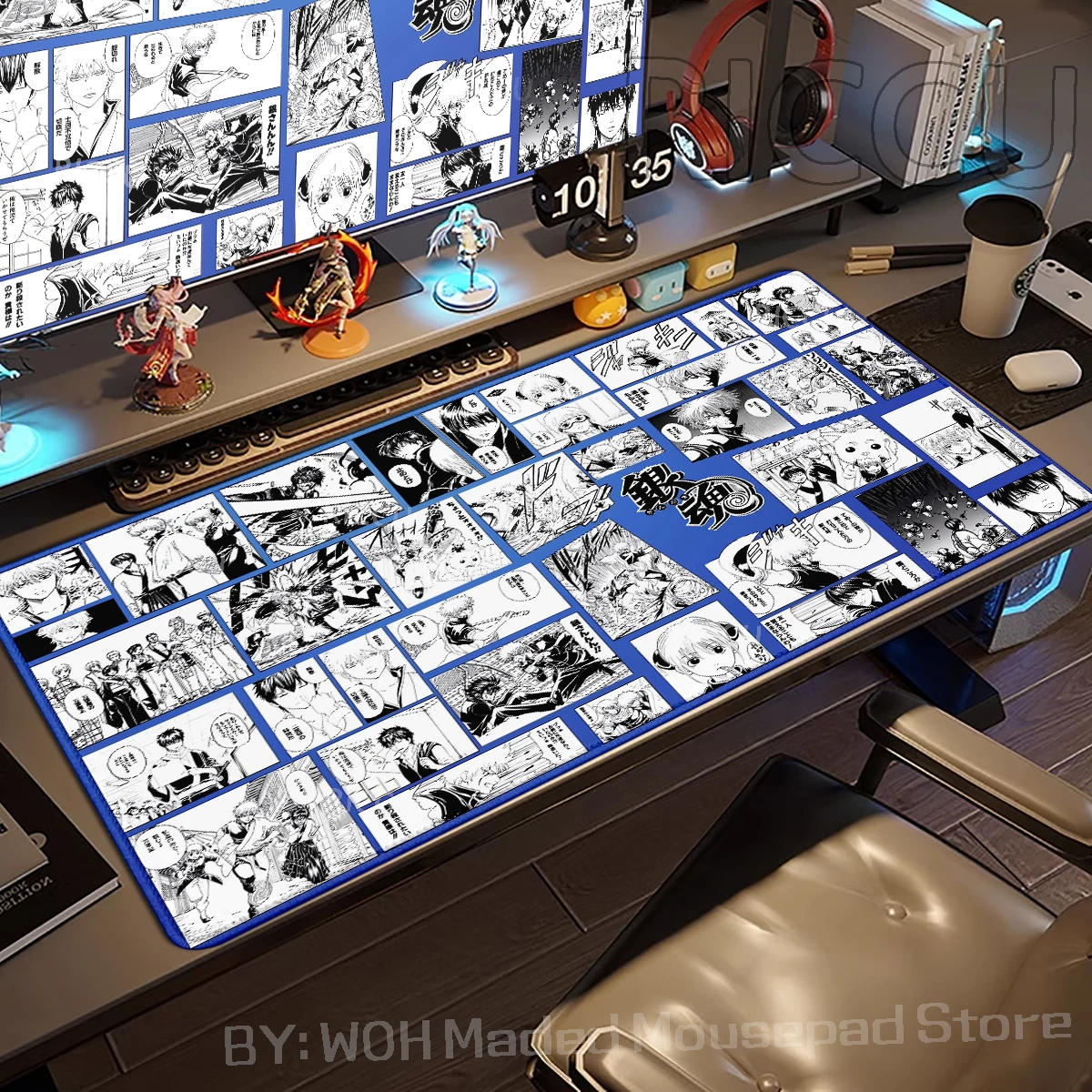 Large Mouse Pad Anime Gin T-Tama Mousepad PC Desktop Decoration Gaming Accessories XXL Office Mouse Mat Gamer E-Sports Deskmat
Large Mouse Pad Anime Gin T-Tama Mousepad PC Desktop Decoration Gaming Accessories XXL Office Mouse Mat Gamer E-Sports Deskmat