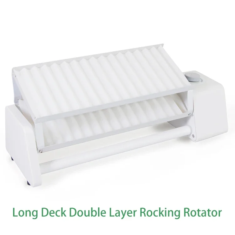 Laboratory Medical for Plastic Adjustable Speed Brushless DC Motor Long Deck Double Layer Rocking Rotator Mixer
Laboratory Medical for Plastic Adjustable Speed Brushless DC Motor Long Deck Double Layer Rocking Rotator Mixer