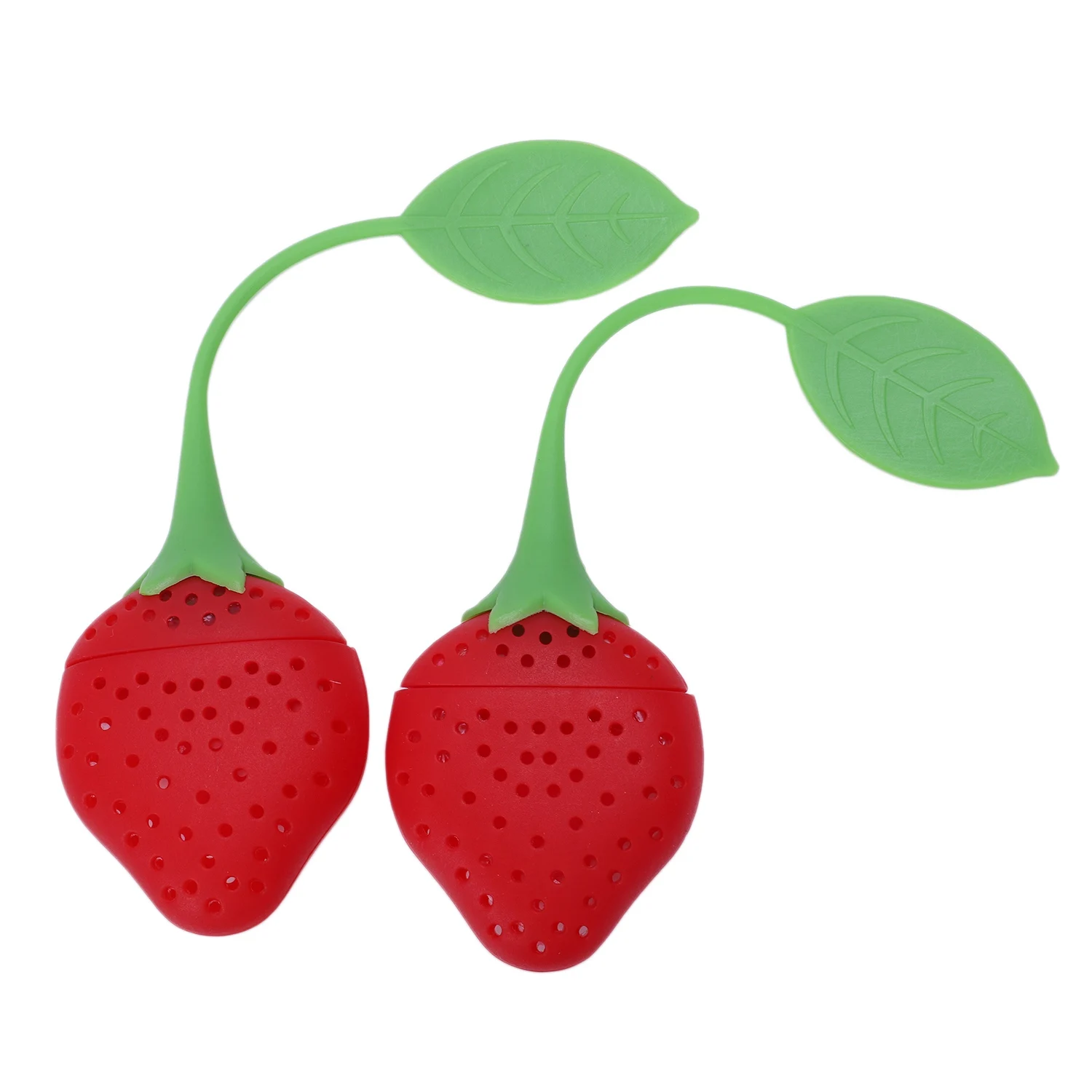 2Pcs Silicone Tea Infuser Ball Pass Filter Tea Infuser Strainer Spoon Strawberry Variety
2Pcs Silicone Tea Infuser Ball Pass Filter Tea Infuser Strainer Spoon Strawberry Variety