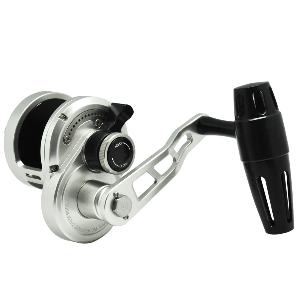 Jigging Reel Overhead Reel Left 30kgs Drag CNC Saltwater Boat Fishing Reel
Jigging Reel Overhead Reel Left 30kgs Drag CNC Saltwater Boat Fishing Reel