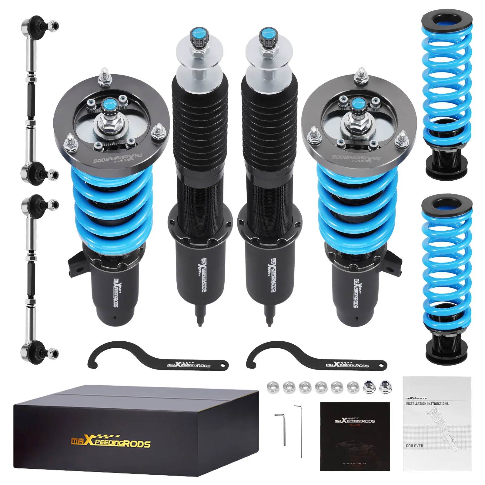 24 Level Damper Coilovers Shocks Absorber for BMW 3 E90 E91 E92 E93 RWD 2005-2013
24 Level Damper Coilovers Shocks Absorber for BMW 3 E90 E91 E92 E93 RWD 2005-2013