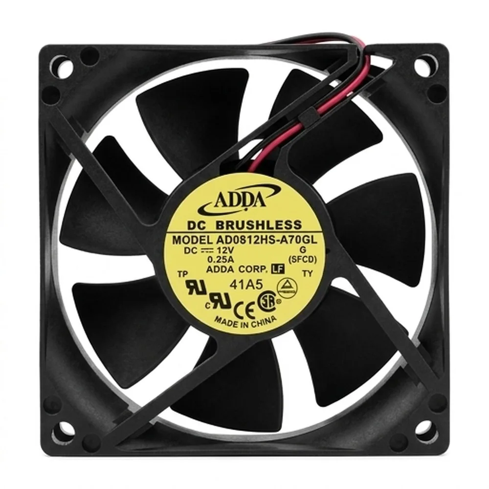For ADDA AD0812UB-A76GL 8025 DC12V 0.25A 8CM 2-Pin Cooling Fan
For ADDA AD0812UB-A76GL 8025 DC12V 0.25A 8CM 2-Pin Cooling Fan