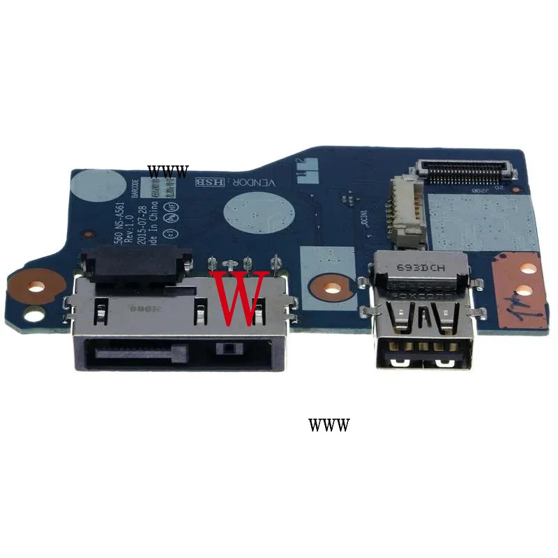 00. Replacement Laptop DC Jack power charging USB board for Lenovo ThinkPad e560 E65 00upanie ns-a561
00. Replacement Laptop DC Jack power charging USB board for Lenovo ThinkPad e560 E65 00upanie ns-a561